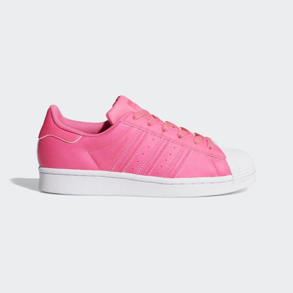 Adidas Boys' Superstar Shell Toe Originals Shoes Pink/White Ireland FY2745